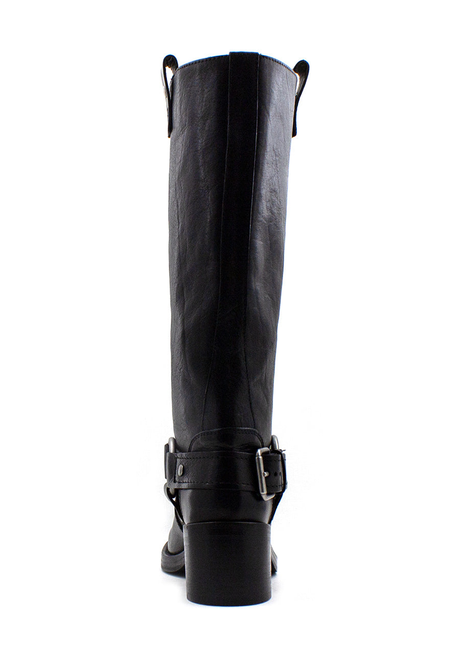 Stivale Scorpio nero con fibbia Ash