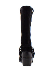 Stivale Texas camoscio nero Gisel Moire