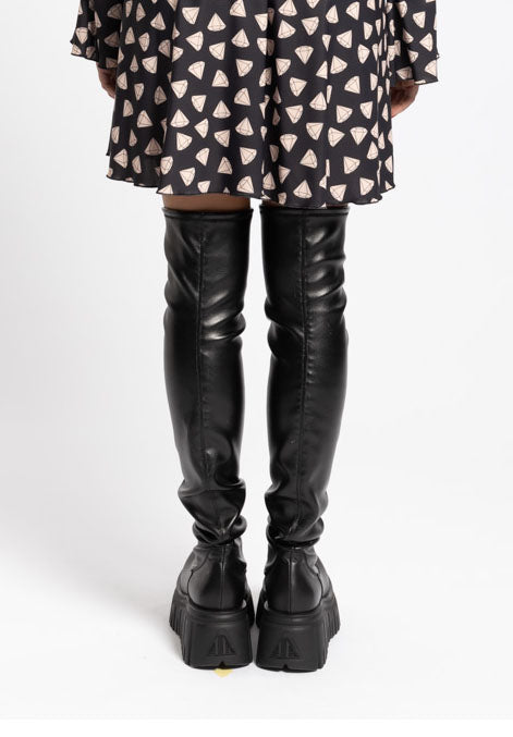Cuissard London High nero con platform Aniye By