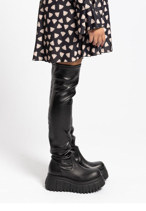 Cuissard London High nero con platform Aniye By