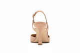 Slingback Sergio Levantesi Desire6 – Eleganza in Pelle Vitello Cachemire Color Bruciato
