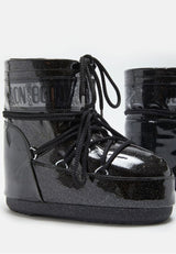 Low Moon Boot Icon Glitter Nero Moon Boot