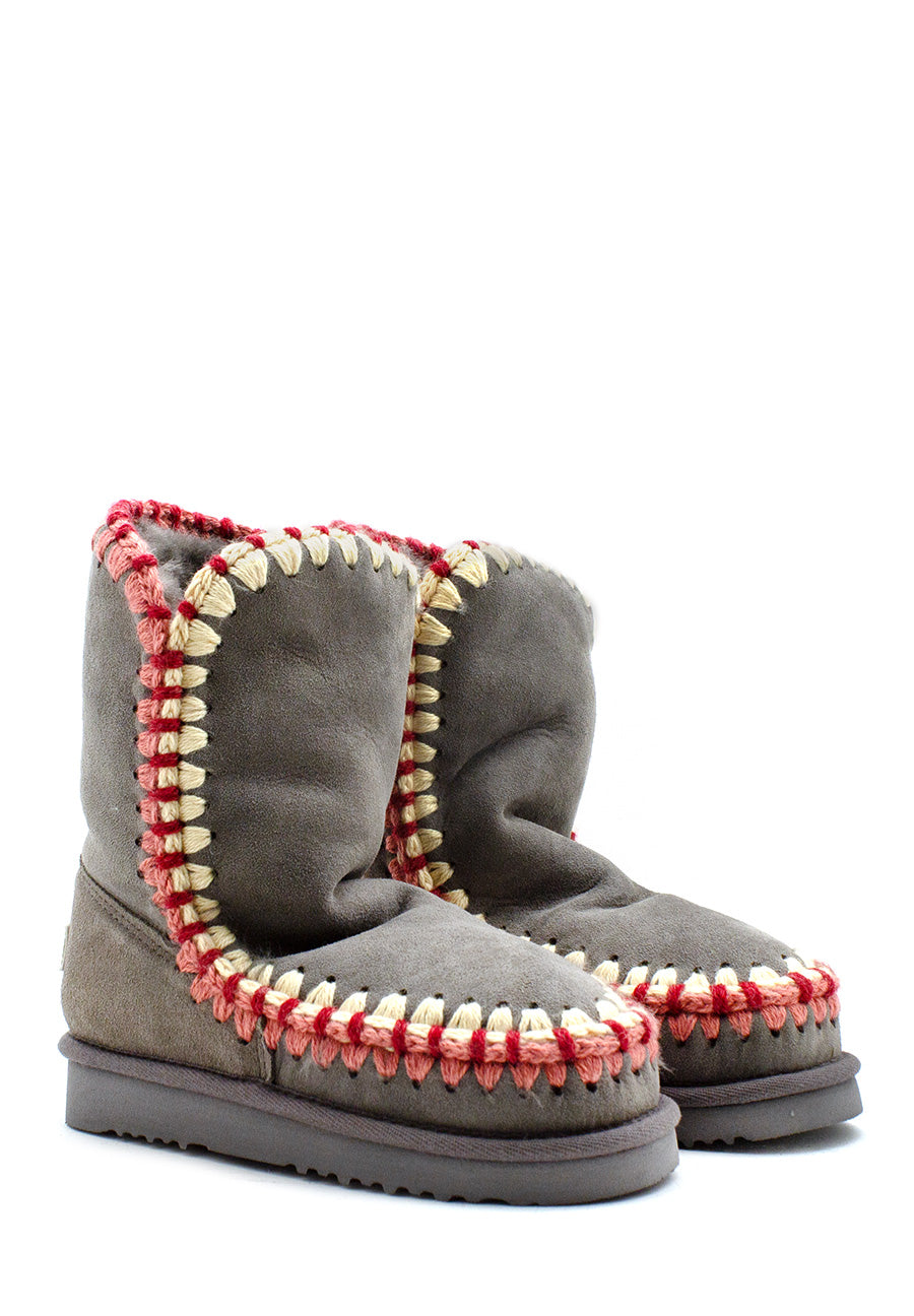 Stivaletto Eskimo 24 overstitching grigio Mou