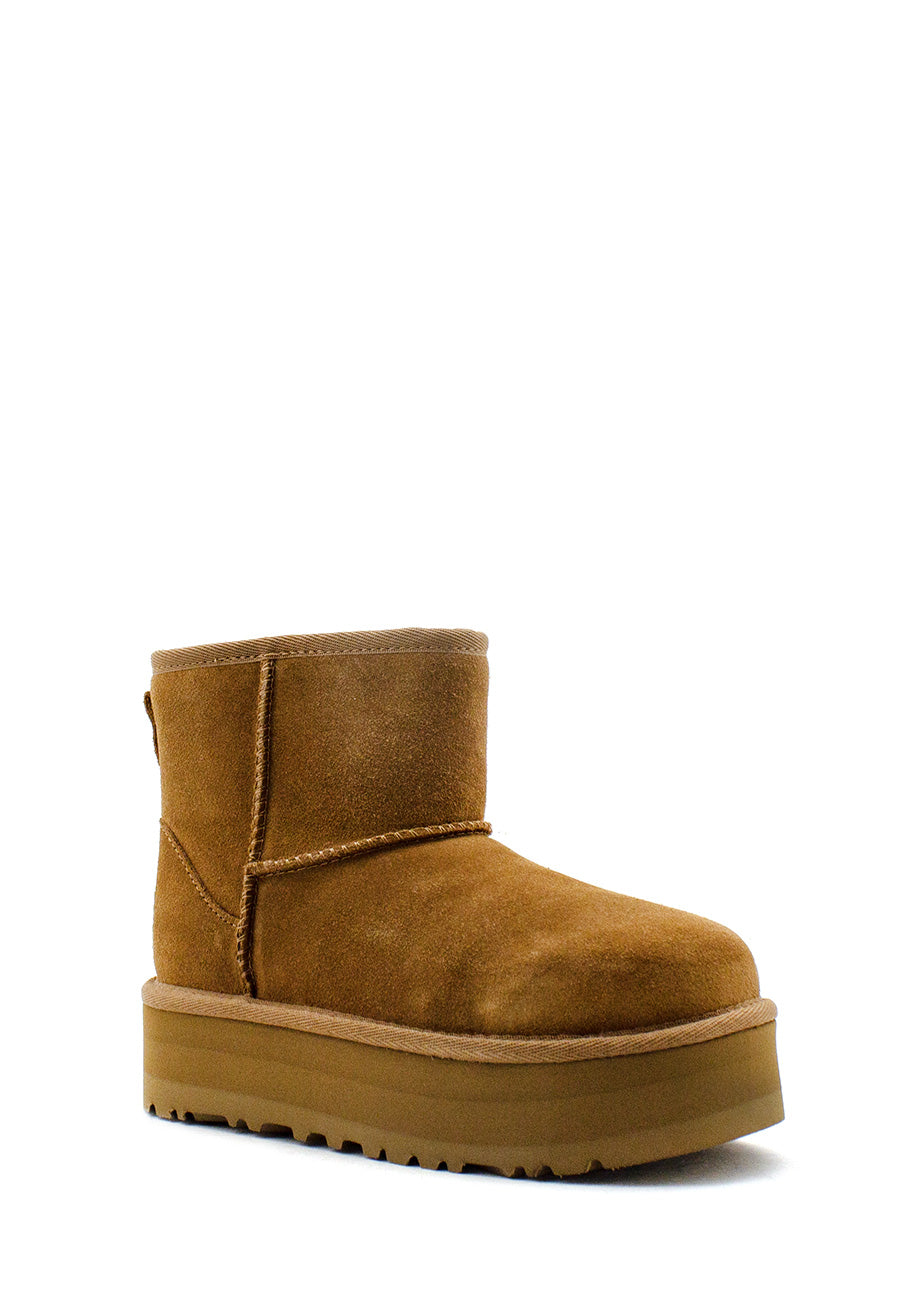 Kids' Classic Mini Chestnut con platform UGG