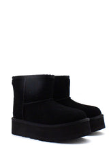 Kids' Classic Mini Nero con platform UGG