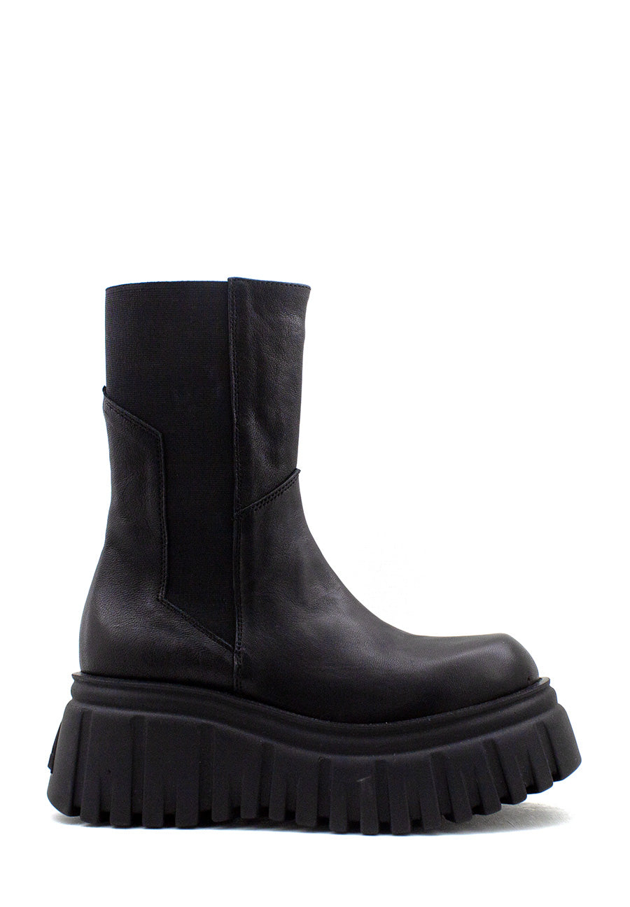 Beatles London Beat nero con platform Aniye By