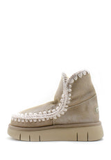 Tronchetto Eskimo bounce 18 crack beige Mou