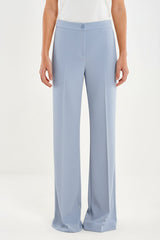 Pantalone Palazzo Vicolo Celeste – Taglio Fluido e Raffinato SS26