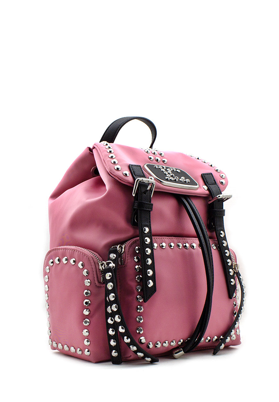 Zaino Darkwave nylon rosa La Carrie