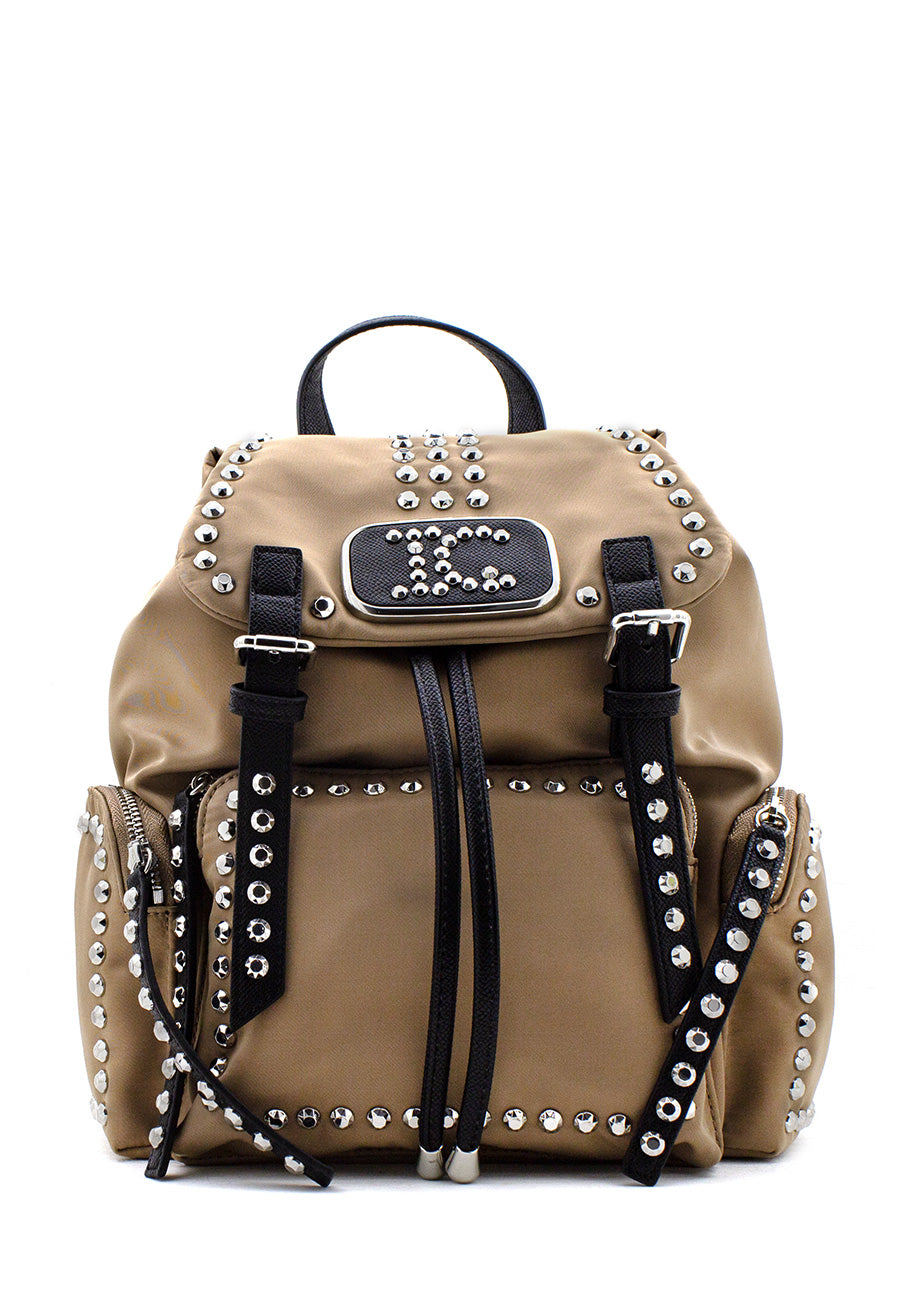 Zaino Darkwave nylon beige La Carrie Peccati di Stile