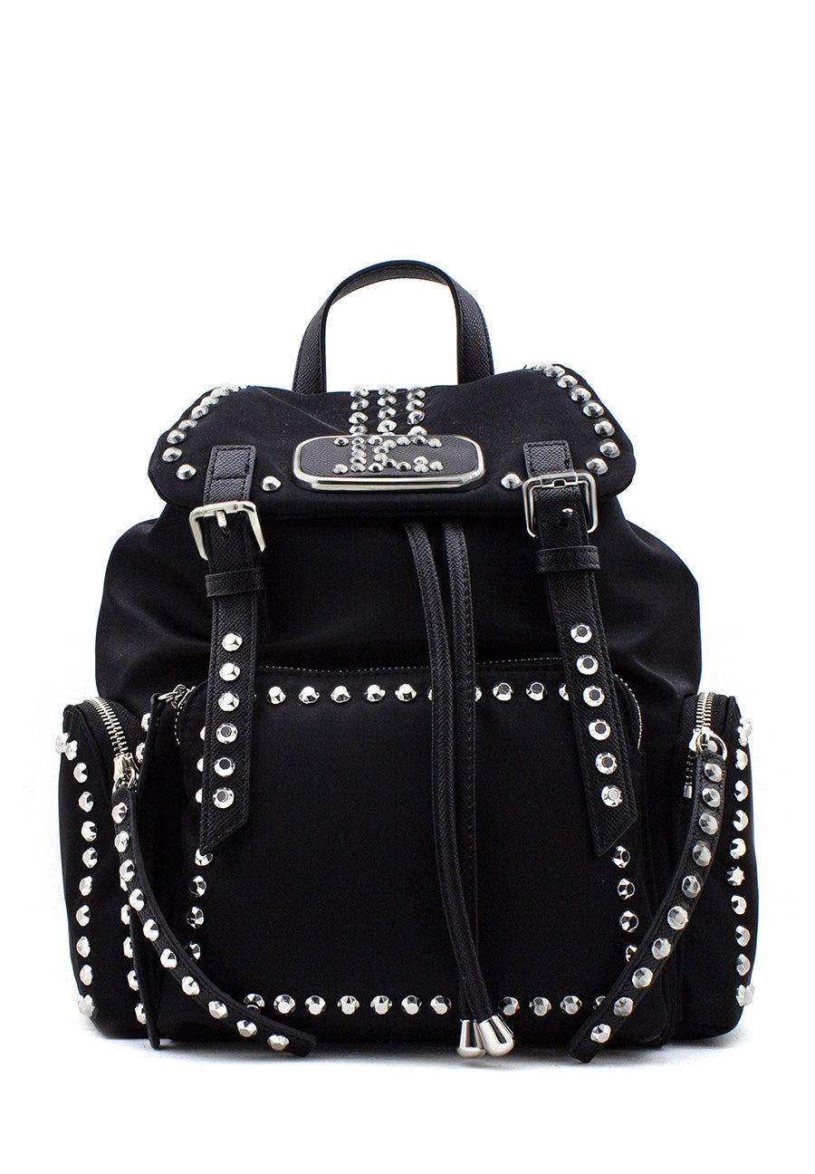 Zaino Darkwave nylon nero La Carrie