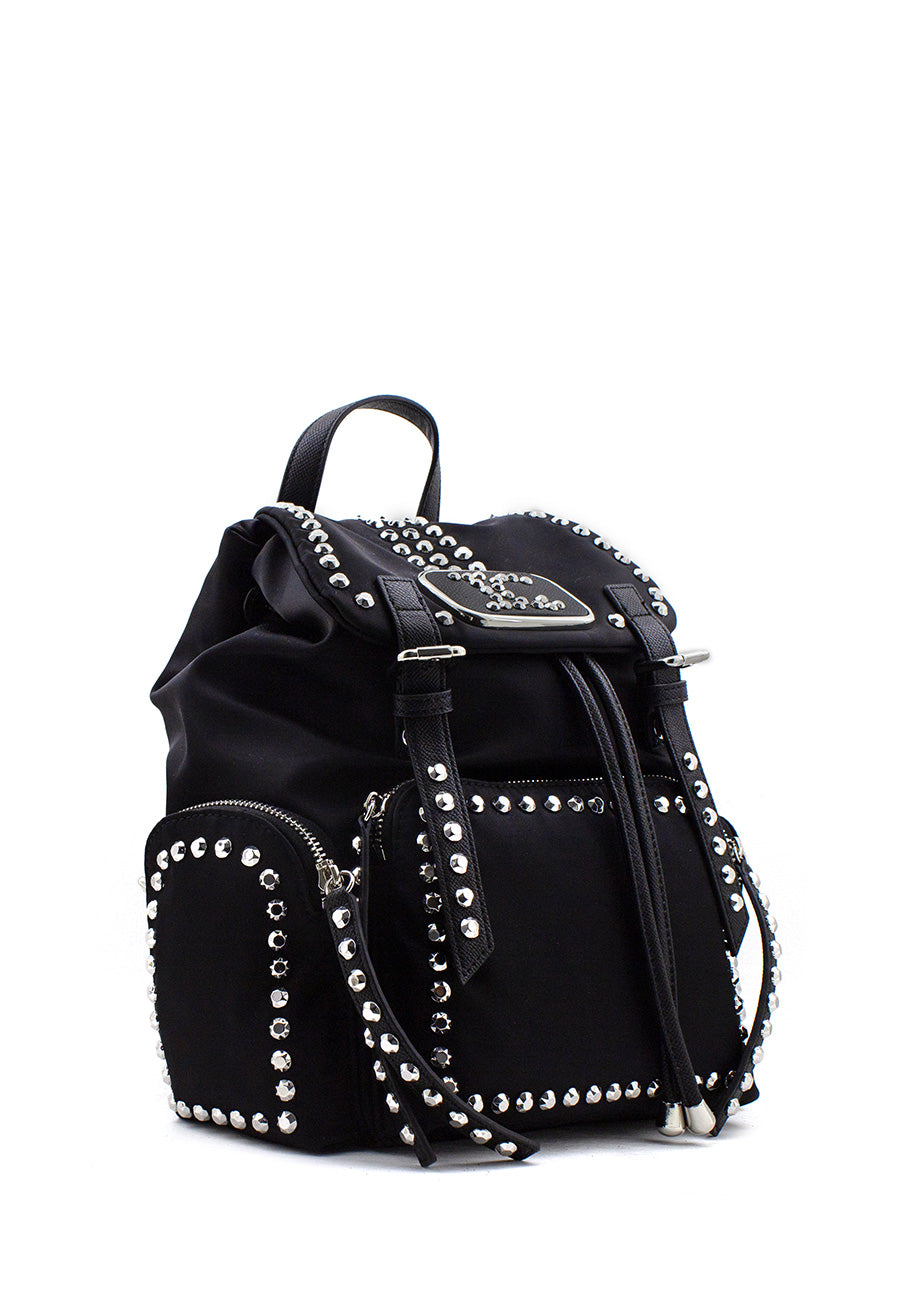 Zaino Darkwave nylon nero La Carrie