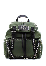 Zaino Darkwave nylon verde La Carrie