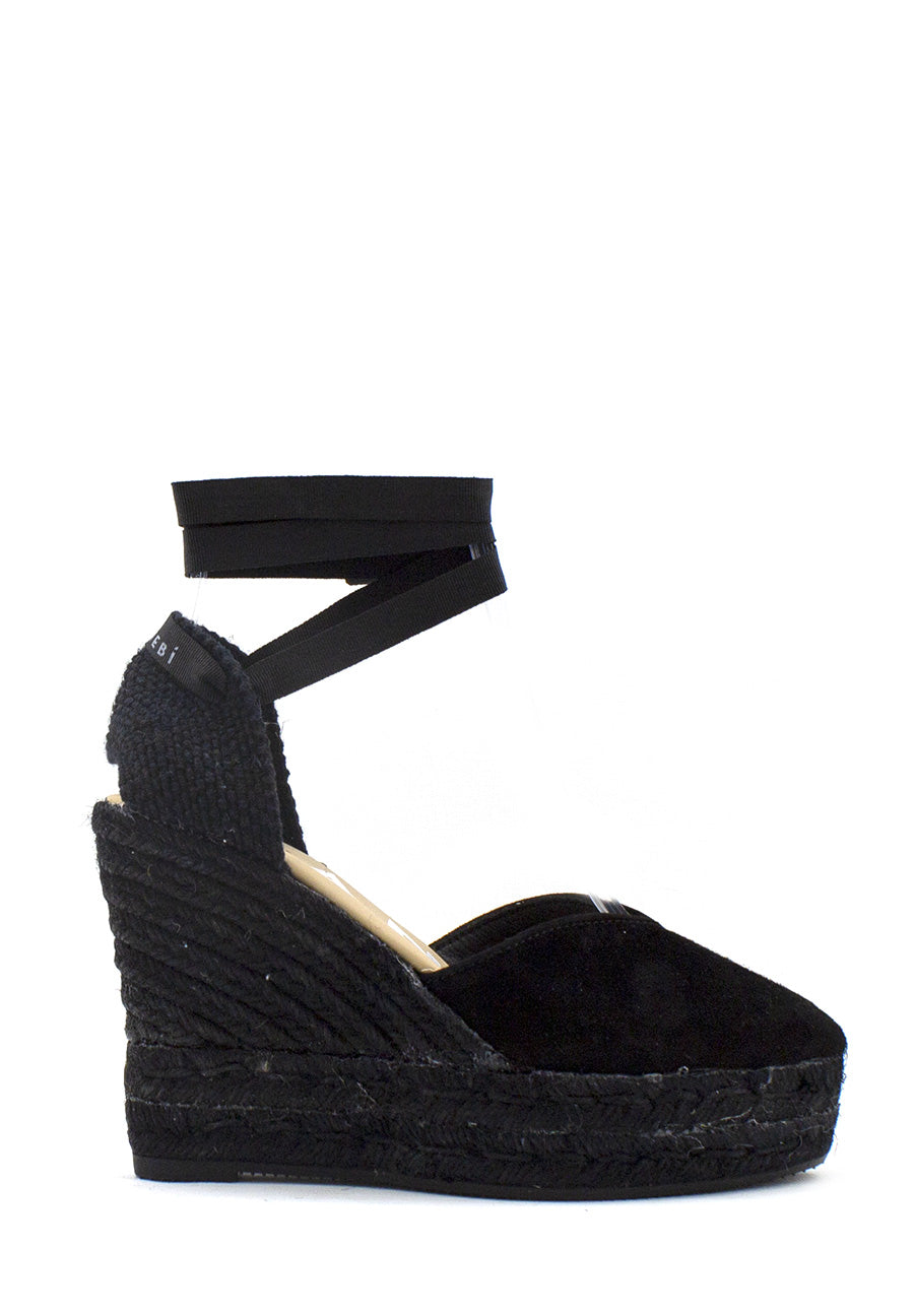 Zeppa in corda total black Manebì
