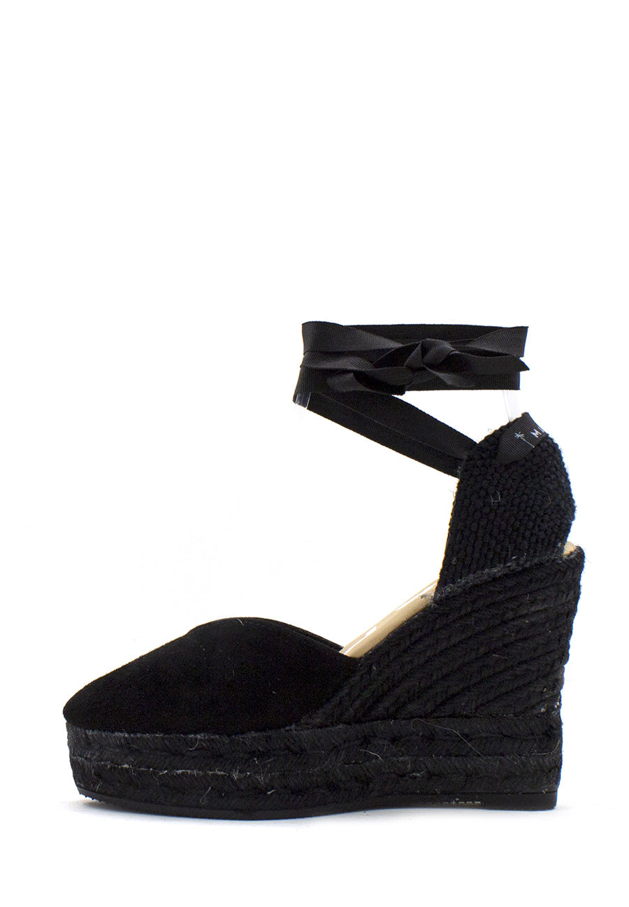 Zeppa in corda total black Manebì