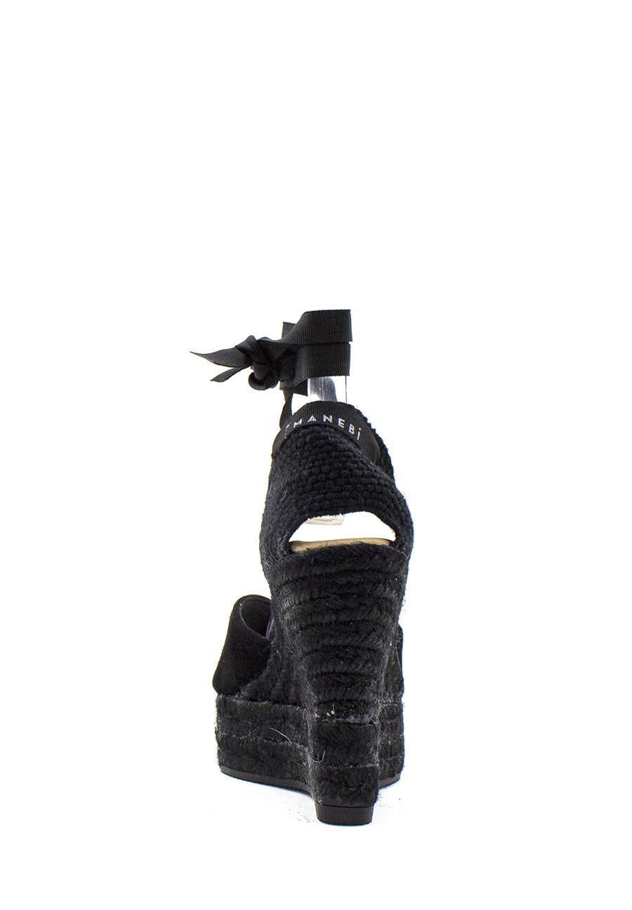 Zeppa in corda total black Manebì