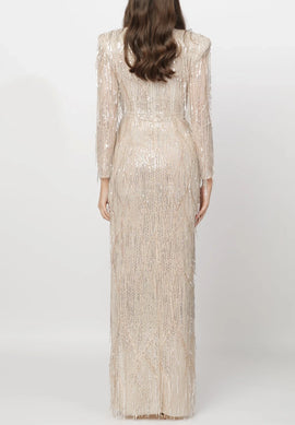 Abito lungo Charly nude Silence Limited