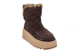 Stivaletti Platform Donna ASH Marble T.Moro in Camoscio – Polacco Invernali Foderato Pelliccia Tacco 5 cm