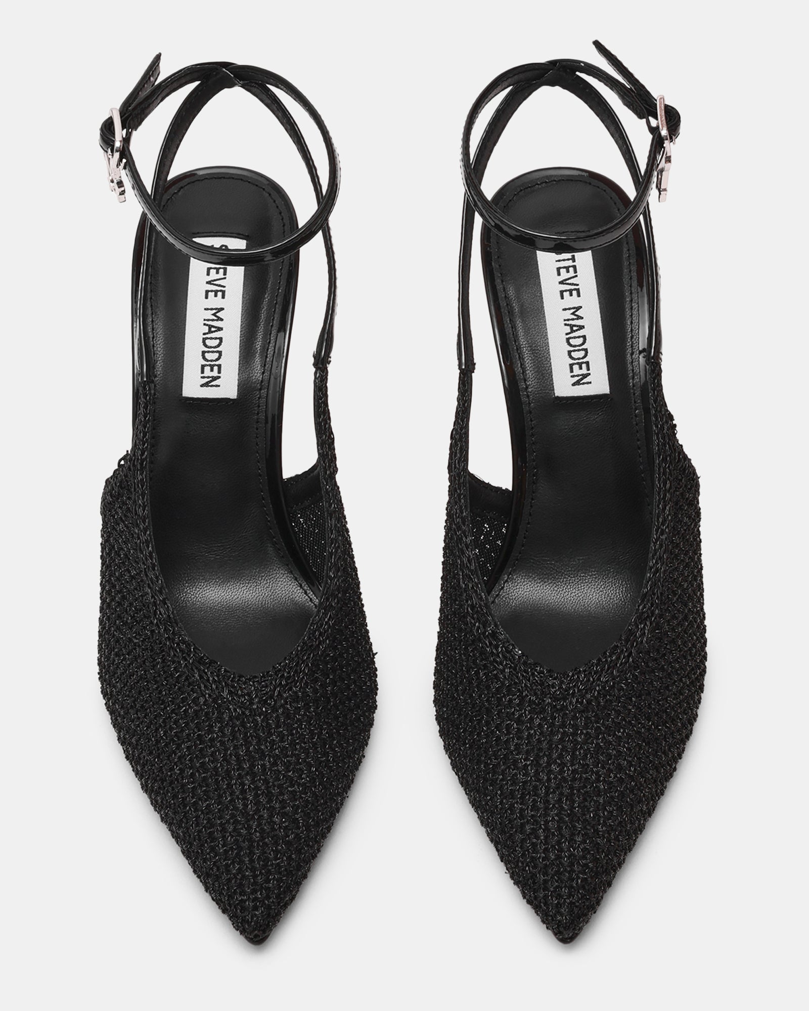 Steve Madden Ascension Décolleté Nero – Scarpa Elegante con Cinturino Strass
