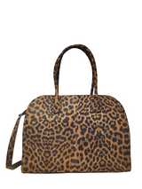 Borsa Grande Suede Leopard – La Carrie | Stampa Animalier & Tracolla Regolabile