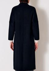 Cappotto nero doppiopetto Vicolo