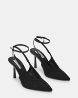 Steve Madden Ascension Décolleté Nero – Scarpa Elegante con Cinturino Strass