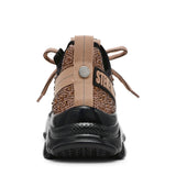 Sneaker MIstica marrone e nera con strass Steve Madden