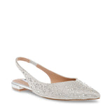 Ballerina Slingback Steve Madden Care-R Argento – Brillantezza Strass e Glamour Contemporaneo