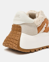 Sneakers Chunky Donna Steve Madden Supercampo F Bone in Camoscio e Shearling – Platform Tacco 6,5 cm
