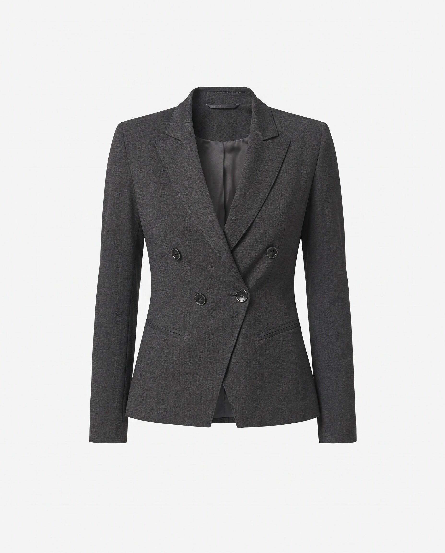 Blazer Doppiopetto Donna Silence Limited Office Libra – Giacca Sartoriale Strutturata in Cormorano