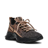 Sneaker MIstica marrone e nera con strass Steve Madden