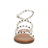 Sandalo flat Travel Bianco Steve Madden