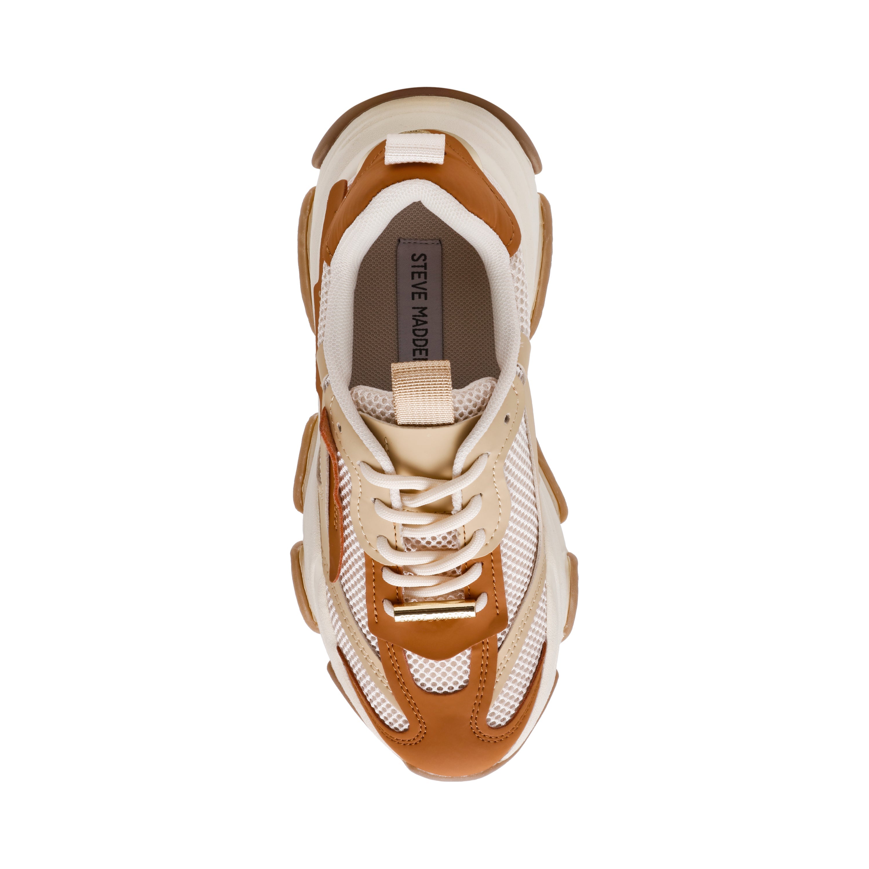 Steve Madden Possession-E Cashew cuoio - Sneakers Chunky Nude | Peccatidistile