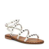Sandalo flat Travel Bianco Steve Madden