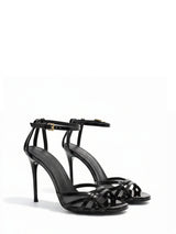 Sandalo Sergio Levantesi Roberta6 Nero – Eleganza Intramontabile in Vernice