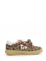 Sneaker Leopardate con Pon Pon – Emanuelle Vee