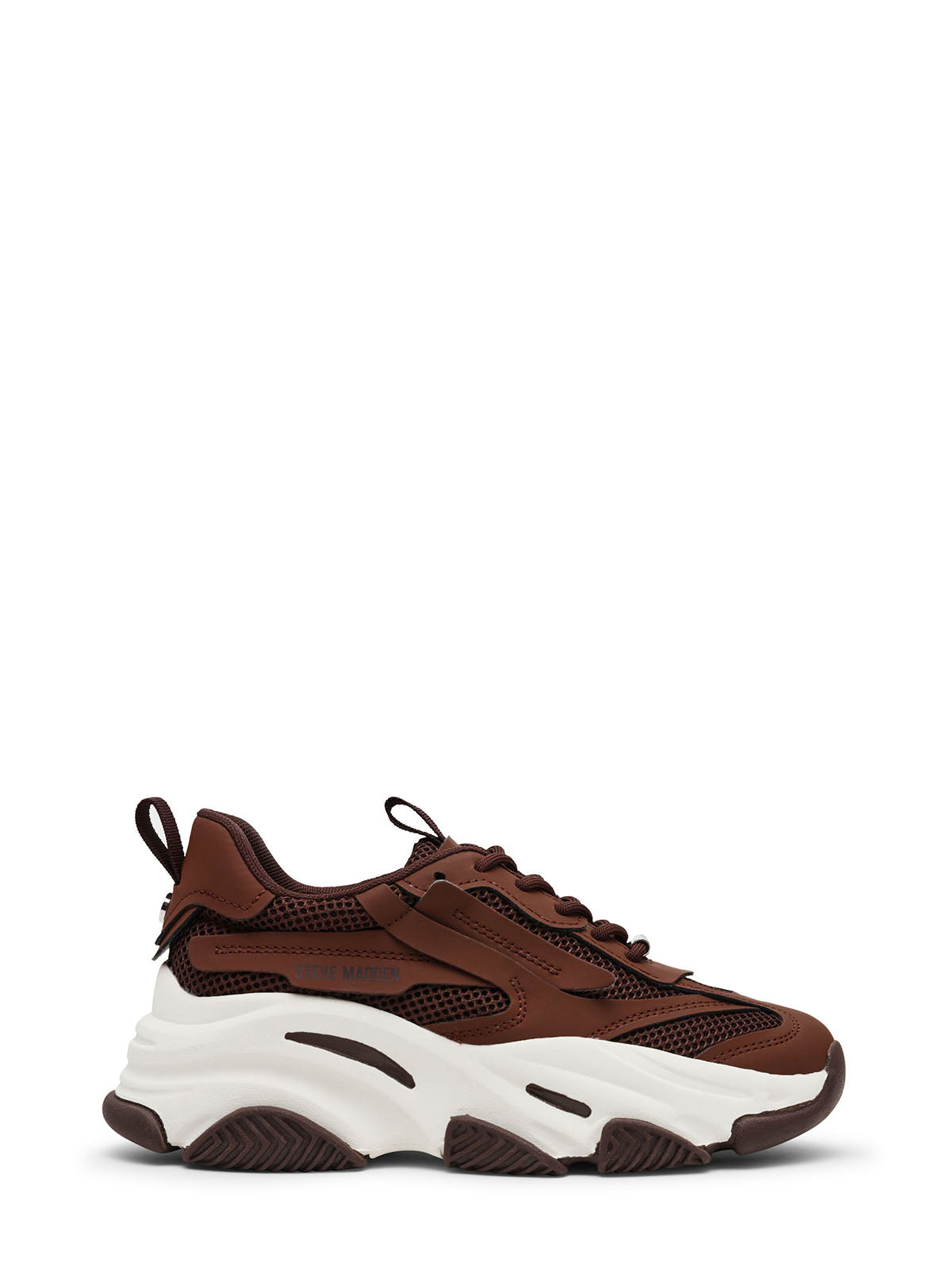 Sneakers Chunky Donna Steve Madden Possession E Ground Coffee – Platform Marrone Tacco 7 cm