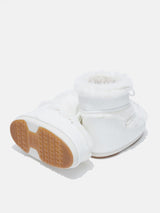 Moot Boot Low Icon Faux Fur Bianco Moon Boot