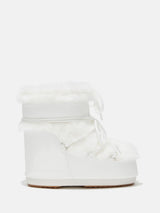 Moot Boot Low Icon Faux Fur Bianco Moon Boot