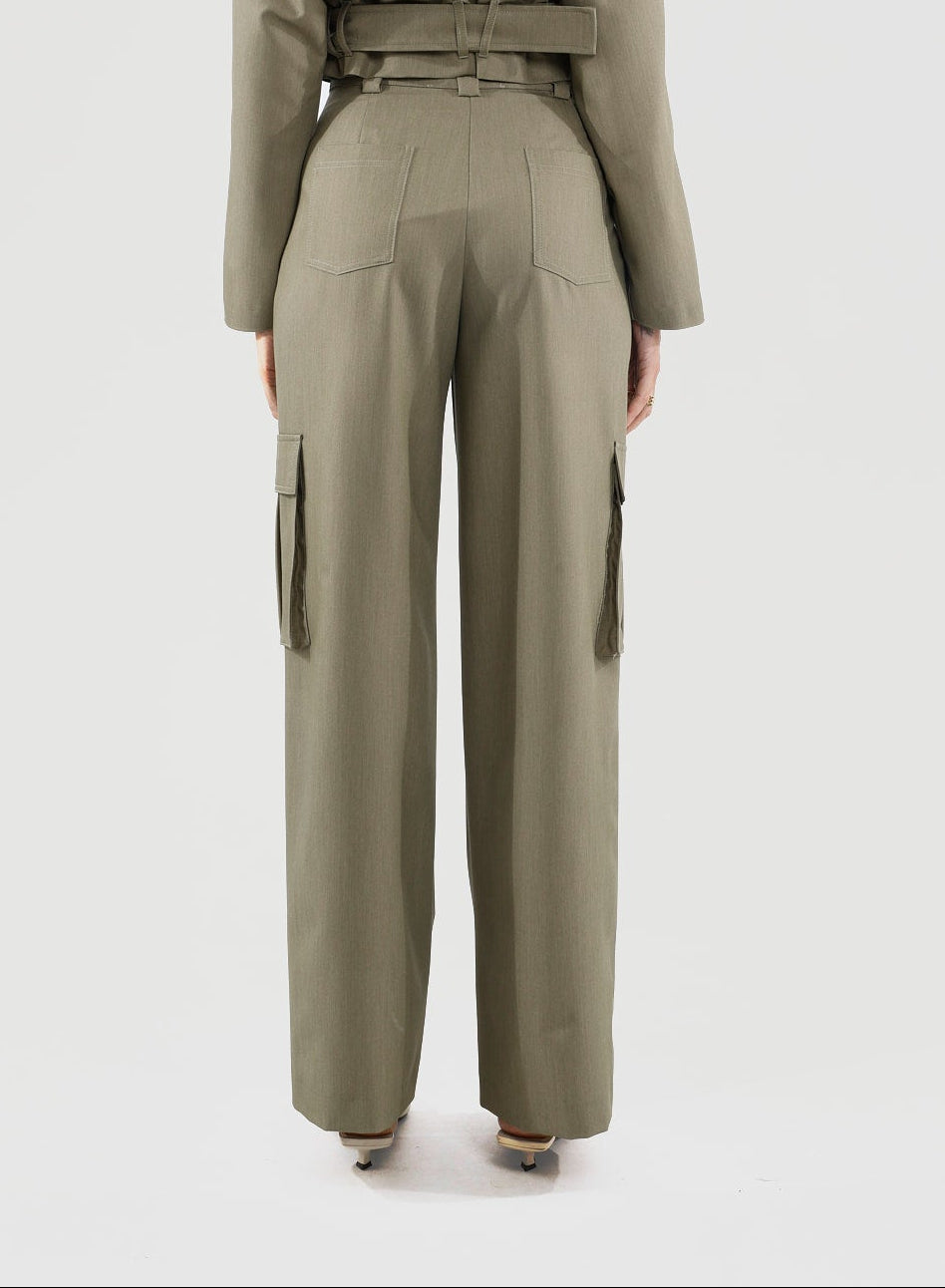 Pantaloni Cargo Haveone Straight Leg – Pantalone con Tasconi e Vita Alta SS26