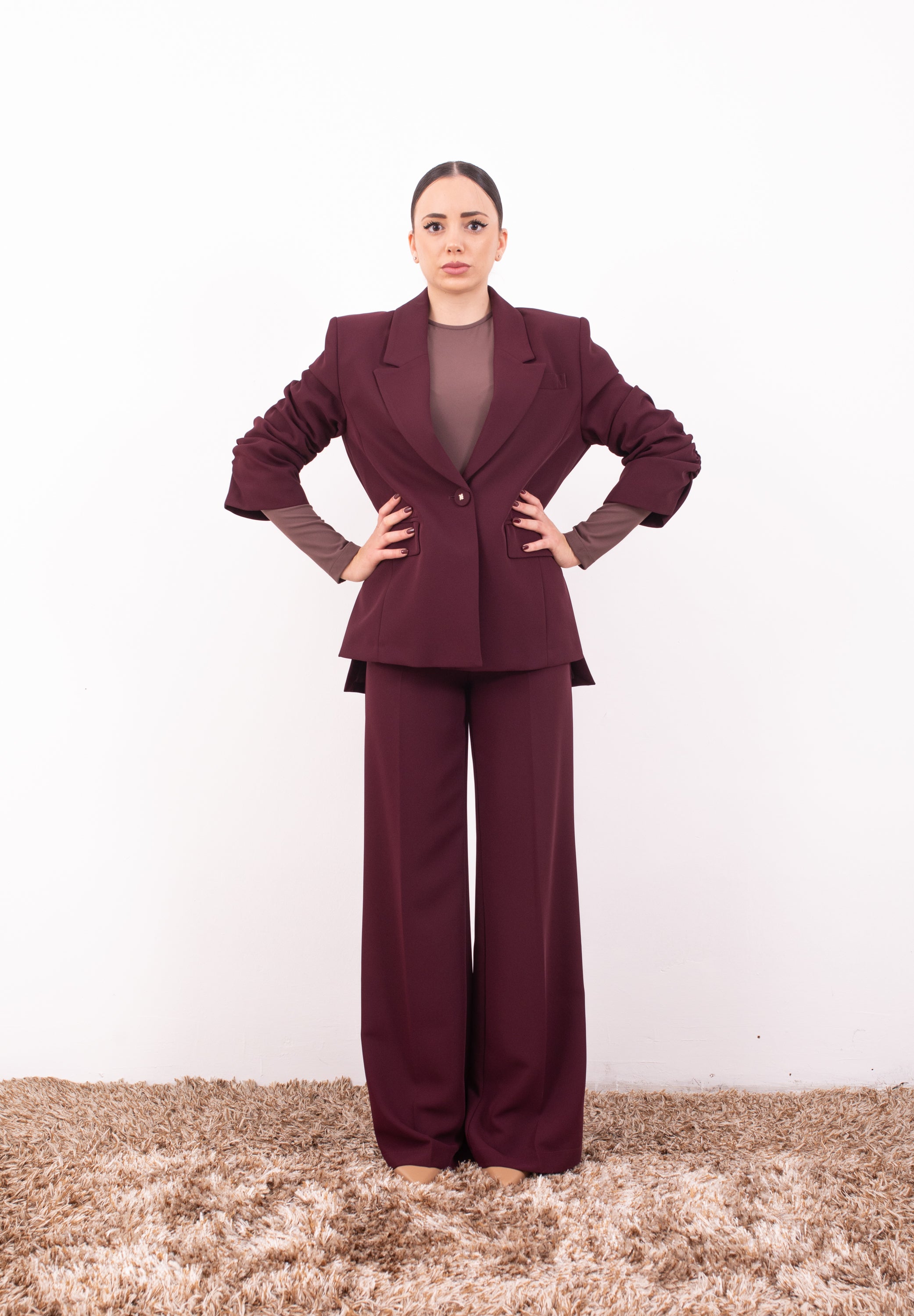 Imperial Blazer Donna – Giacca Monopetto con Tasche e Bottoni (ID JBF7KER)
