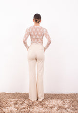 Pantaloni a Zampa Vita Media P3E9KAW – Imperial | Eleganza Retrò