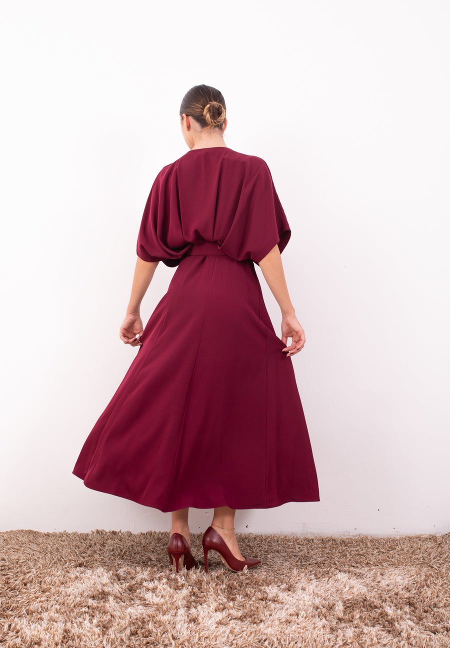 Imperial Abito Corto AFSGKHXC – Cintura in Vita & Scollo a V