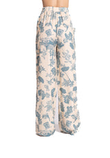 Pantalone Maddy Pants in stampa "Blu Hawaii" Aniye By