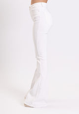 Jeans bianco Gisele a zampa Vicolo