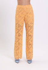 Pantalone Angelica in pizzo arancione Sogold