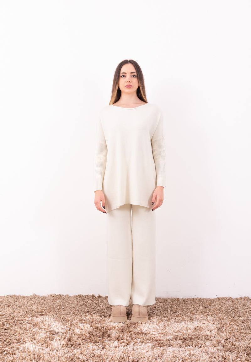 Completo Maglia Layla HaveOne | Coord Dolcevita e Pantalone Taglia Unica