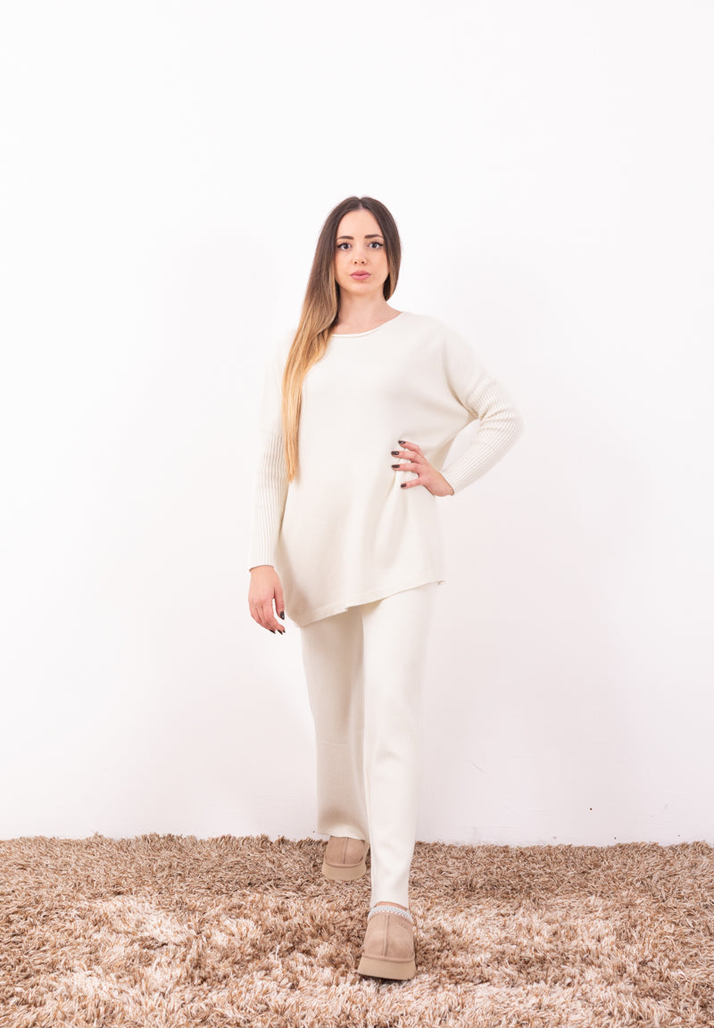 Completo Maglia Layla HaveOne | Coord Dolcevita e Pantalone Taglia Unica