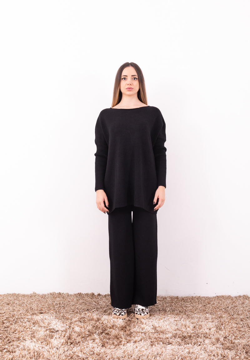 Completo Maglia Layla HaveOne | Coord Dolcevita e Pantalone Taglia Unica