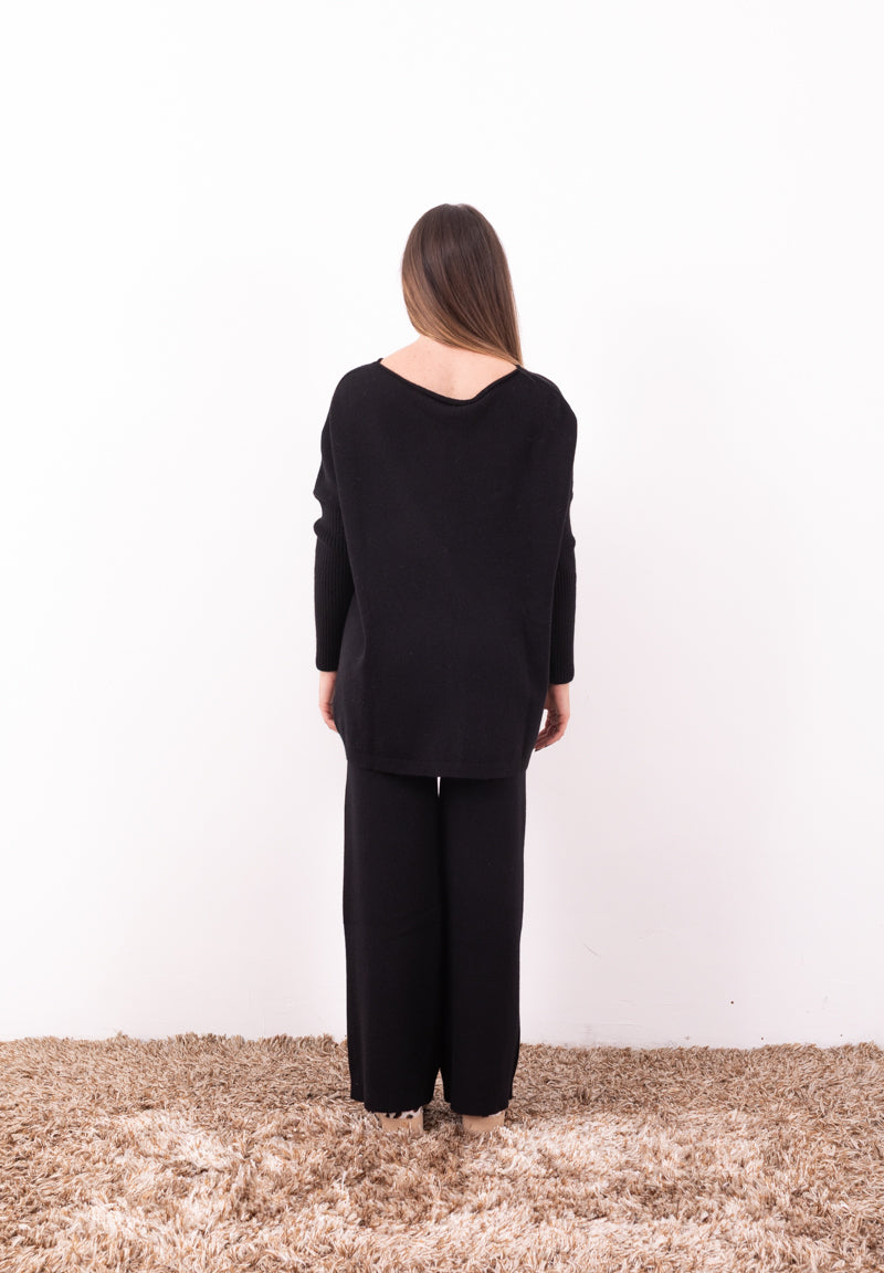 Completo Maglia Layla HaveOne | Coord Dolcevita e Pantalone Taglia Unica